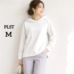 PLST プラステ フード付きトレーナーパーカートレーナー M レディース