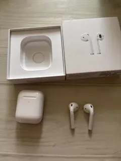 AirPods本体 ホワイト 充電ケース付き　片耳ジャンク