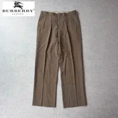 BURBERRY LONDON 薄手 2タック ワイドスラックス サマーパンツのサムネイル