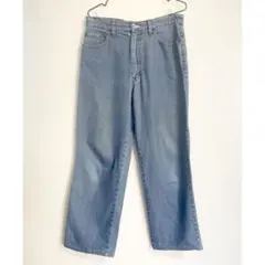 お得★ライトブルー ストレートデニム メンズ レディース ユニセックス