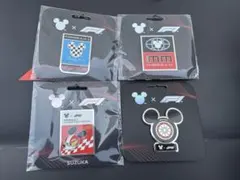 Disney Mickey × F1 コラボ ピンバッジ 4点セット - メルカリ