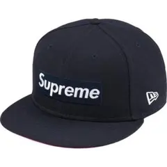 7 1/2 Supreme No Comp Box Logo New Era 紺