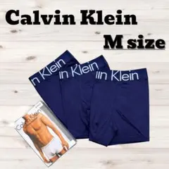 カルバンクライン　Mサイズ　ボクサーパンツ　ネイビー