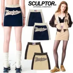 新品未使用Velour Track Skirt スカルプター トラック スカート