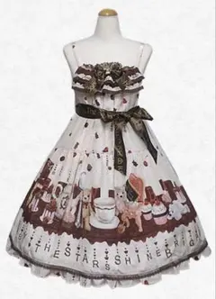 Fondant Chocolat Nounours Collection柄JSK