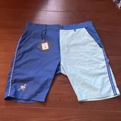 Flew Like a Bird ストレッチハーフパンツ L 青/水色