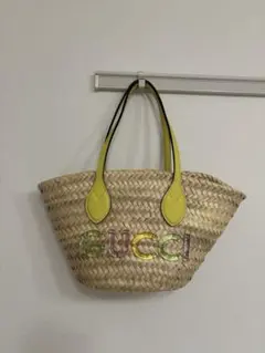 未使用級 24ss グッチ かごバッグ ラフィア レザー 肩掛け可能 2025年最新】GUCCI かごバッグの人気アイテム - メルカリ