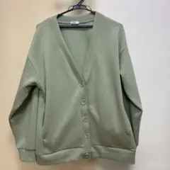 CINEMA CLUB カーディガン 長袖 グリーン M