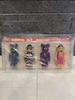 【未開封】ゴジラVSマクドナルド ベアブリックBE@RBRICK(4体セット）