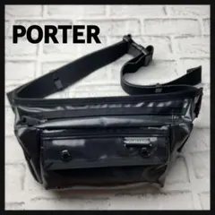 PORTER　ポーター★ボディバッグ　ブラック　吉田カバン　ウエストバッグ