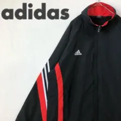 1939 アディダス　ジャージ　トラックジャケット　刺繍　ロゴ　ゆるだぼ　黒
