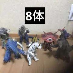 最終値下げ 8体❗️BANDAI ウルトラ怪獣 ガンQ 1998年