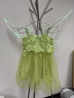 羽付き★ティンカーベル　妖精　コスプレ　120cm