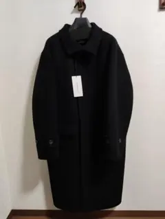 POSTELEGANT WOOL REVER STAND COLLAR COAT