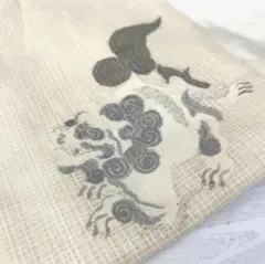 麻布手書き獅子柄 のれん 暖簾 和風 インテリア - メルカリ