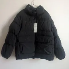 GU　ヒートパデッドコンバーチブルゾン150 ブラック