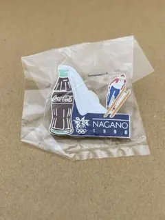 1998年長野オリンピック コカ・コーラ ピンバッジセット 1998長野オリンピックコカコーラピンM-WAVE.BIG-HAT.SPIRAL