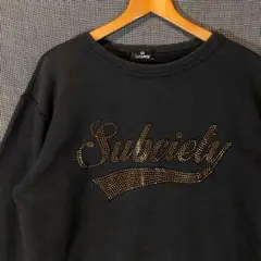 SUBCIETY ゴールドスタッズ センターロゴ スウェット サブサエティのサムネイル