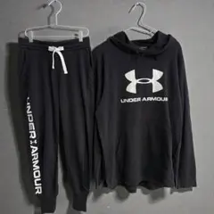 【即日発送】アンダーアーマー セットアップ ブラック スポーツブランド 古着