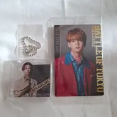 FANTASTICS　中島颯太　BOT　メタリックプラカード　キーホルダー