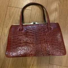 Lepanto Madrid クロコ型押し 2way ハンドバッグ - メルカリ