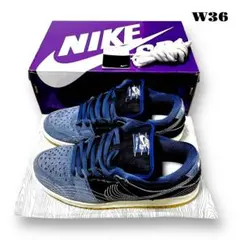 希少品！ NIKE SB DUNK LOW PRO PRM 青 紺 27.5cm