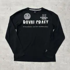 00s ロンT 長袖 Tシャツブラック M y2k グランジ ストリート 古着のサムネイル