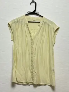 【美品】IENA ノースリーブ ブラウス イエロー トップス イエナ