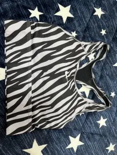 NIKE ゼブラ柄 DRI-FIT スポーツブラ M