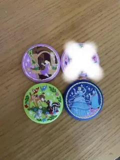 ディズニー 刺繍 缶バッジ