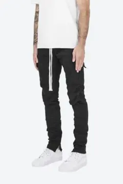 [mnml] Cargo Drawcord Pants Black