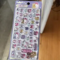 キティちゃん　ボンボンドロップシール風　立体シール　サンリオ　海外限定　正規品