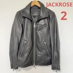 JACKROSE ジャックローズ 山羊革 ゴートレザー ライダースジャケット 黒