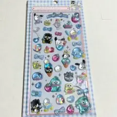 はぴたんぶい ボンボンドロップシール・うるちゅる風 3Dステッカー