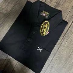 【新品タグ付き】Vanson ブラック ポロシャツ Lのサムネイル