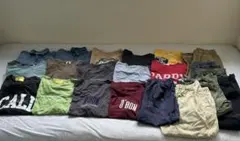 まとめ売り　男の子　160サイズ　長袖Tシャツ　七分丈パンツなど　21点