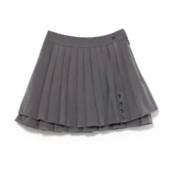 Heidi pleats mini skirt black - メルカリ