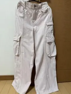 GUカーゴパンツ ベビーピンク　4ポケット