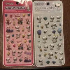 スヌーピー プクプクシール
