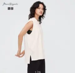 UNIQLO ノースリーブ アイボリー
