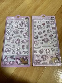 マイメロ 立体シール ぷっくりシール 海外限定 韓国 マイメロディ サンリオ