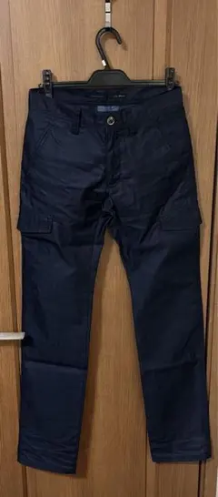 tete hone テットオム ネイビー カーゴパンツ サイドポケット付き