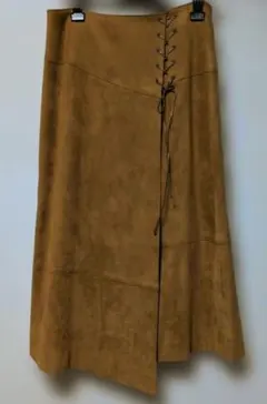美品♪GEORGES RECHE スエード風フレアロングスカート