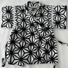 petit main 幾何学模様 甚平セット　90