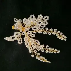 パールブローチ 約10cm