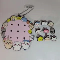 ちいかわ 集合ラバーキーホルダー　ぷちてる　ハチワレ　うさぎ　ラッコ　モモンガ