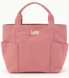 ANY SIS（エニィスィス） Lee トートバッグ ピンク 外ポケット付き