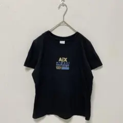 【Armani Exchange】半袖　Tシャツ　カットソー　トップス　黒　綿