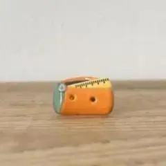 オレンジ色の測定器デザイン陶器オブジェ