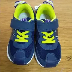 【新品未使用】IFME ネイビー/イエロー スニーカー16.0cm